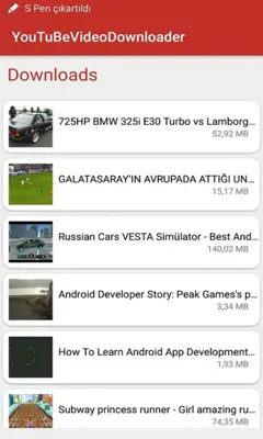 YouTube Video Downloader android App screenshot 0